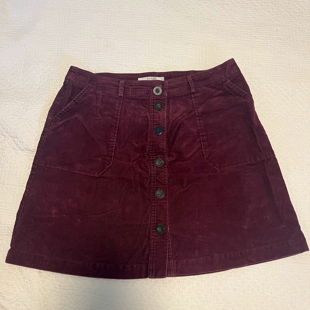 Borden Corduroy Mini Skirt